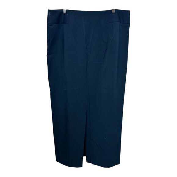 Lane Bryant Women's Size 16 Zipper Fitted Pencil Skirt green - Picture 2 of 6